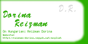 dorina reizman business card